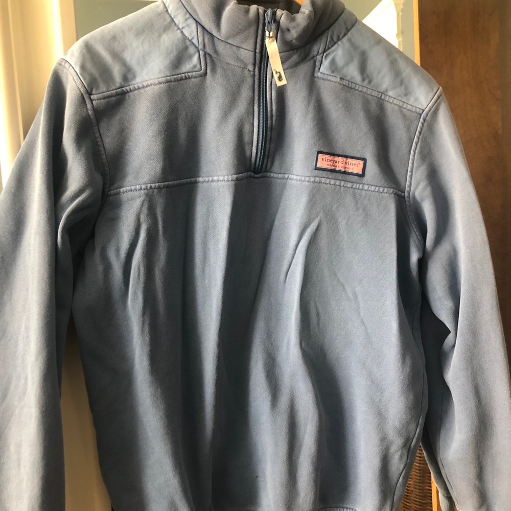 Quarter zip vineyard vines blue